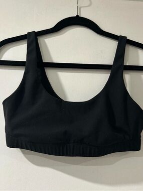 Black Scoop Neck Bralette - Women Intimates